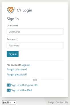 Figure 2.0: CY Login Page – Enter Your Credentials.