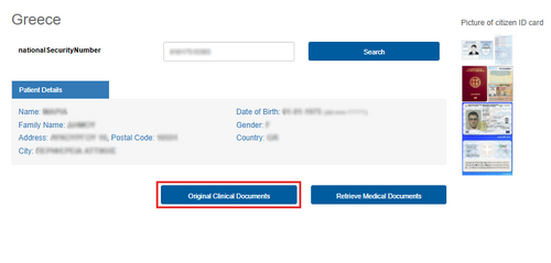 Figure 7.7: Selection of the Original Clinical Documents.