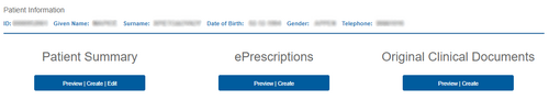 Figure 6.0: Menu of Cross-Border Electronic Health Services.