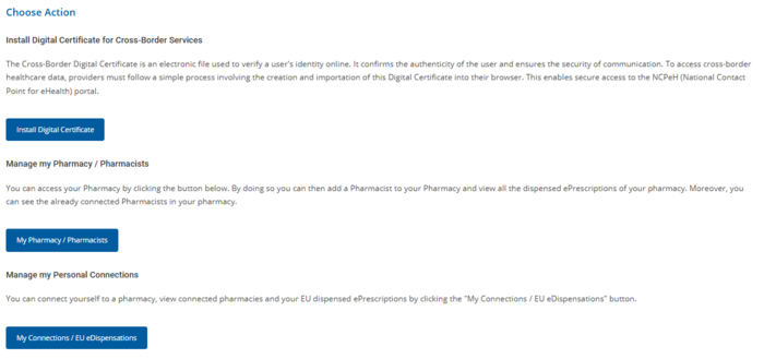 Figure 8.2.0: Main User Interface (Pharmacy Owner / Supervisor)