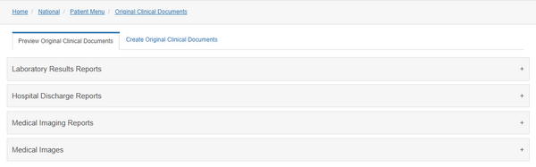 Figure 6.8.1: Preview Original Clinical Document.