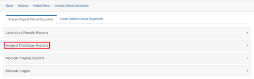 Original Clinical Document Preview - Hospital Discharge Reports.